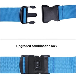 <span class=keywords><strong>Sangle</strong></span> de bagage réglable en polyester 2M avec serrure à combinaison et boucle sécurisée - Product Image 2