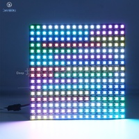 Pantalla LED Flexible de Píxeles 16*16 a Todo Color, Pantalla Flexible de 8*32 con Colores Mágicos Programables, WS2812 5V, Modelo Brillante 8*8