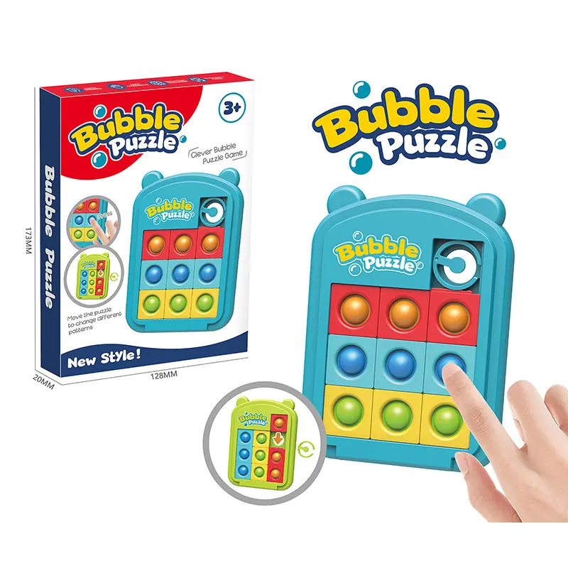 Anti Stress Push Bubble Jigsaw Puzzle Educational BrainTabletop Bubble Puzzle Game Sensory Fidget Toy For kids