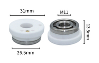 Anneaux en céramique NSM NC63 WTC-08, support de buse en métal pour tête de découpe laser à fibre WSX 1064nm