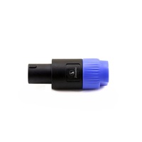 Conector macho compatible con Speakon de 4 pines, enchufe de audio de 4 núcleos para cable de altavoz de escenario