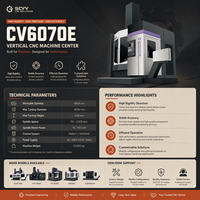 Tour CNC vertical grande capacité à double broche haute précision pour la découpe de métaux lourds