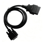 Câble d'extension automobile 1,5 m OBD2 mâle vers DB15 mâle OBDII