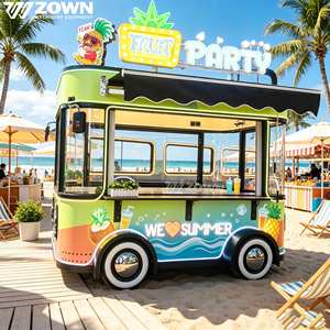 Carrito de Comida Móvil Eléctrico con Certificación CE, Carrito de Bebidas y Jugos de Acero Inoxidable, Opciones Personalizables para Eventos al Aire Libre - Product Image 1