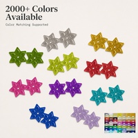 Paillettes étoiles en PVC PET lâches, taille 26 mm, multicolores, pour décorations de fête et de Noël, fournitures de bricolage pour adultes