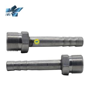 Tuyau de compresseur de climatisation universel pour pièces de climatisation automobile, raccord cannelé à joint torique 180 degrés 1/2 8 R134a, écrou 15 mm / M22*1.5 - Product Image 1