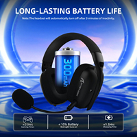 Audífonos Inalámbricos para Gaming ATTACK SHARK L80PRO de Tres Modos Ligeros con Micrófonos Dobles