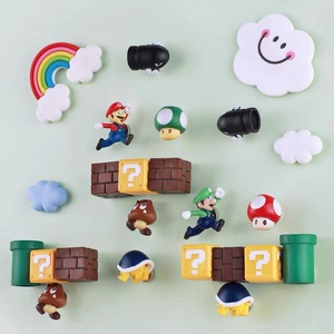Imanes de Refrigerador 3D de Poliresina con Diseño Tradicional de Arcoíris en la Nube, Resistentes al Agua, Duraderos, Estilo de Dibujos Animados de <span class=keywords><strong>Mario</strong></span>, Decoración de Cocina - Product Image 1
