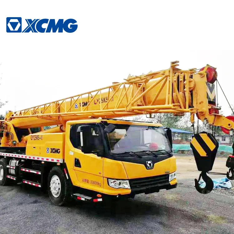 כבד ציוד XCMG מנוף משאית משומש 25 טון משמש מנוף QY25K5-I שני יד משאית מנוף