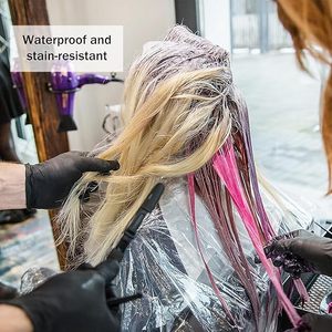 35 bavoirs jetables pour coiffure, 35×51 pouces, cape de salon jetable, cape de coiffure pour adultes pour coupe, coloration et shampoing, pour coiffeur - Product Image 4