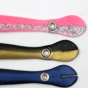 Selco <span class=keywords><strong>Tpr</strong></span> 10Cm 6 Gramos Mega Bass Lure Zander Swim Shad Lure Goma suave Colorido Bionic Small Loach Shape Sof - Product Image 3