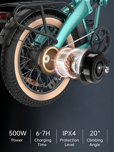 Vélo électrique de ville pliable à vente chaude, 6000 <span class=keywords><strong>watts</strong></span>, 48v, tout terrain, pour adultes, long trajet - Product Image 5