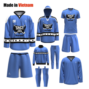 Maillot de hockey sur glace d'équipe de haute qualité impression numérique vêtements d'équipe personnalisés séchage rapide respirant unisexe adulte Logo personnalisé - Product Image 1