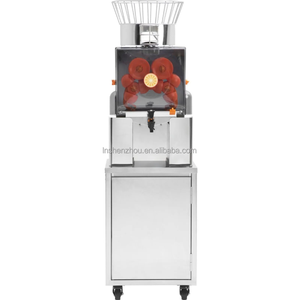 Exprimidor de <span class=keywords><strong>Naranjas</strong></span> Comercial, Extractor de Jugo con Alimentación Automática y Caja de Filtro Extraíble, Cubierta de <span class=keywords><strong>PC</strong></span>, 3 Cubos Recolectores de Cáscara - Product Image 2