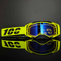 Masque de motocross 100LK-SCOT haute performance avec monture intégrale en TPU pour hommes, verres cylindriques coupe-vent, lunettes d'extérieur réglables