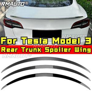Kit carrosserie pour Tesla Model 3 : Aileron de coffre arrière, Spoiler de coffre arrière, Aile arrière pour Tesla Model 3, Accessoires automobiles - Product Image 1