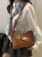 Nouveau Sac à Bandoulière de Luxe en Cuir PU Couleur Unie pour Femme avec Fermeture Éclair – Tendance Estivale Vente en Gros