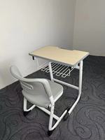 Table de collège moderne mobilier de salle de classe chaise d'école et ensemble de bureau en bois pour étudiants universitaires adultes