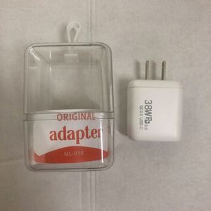 20W PD <b>Wall</b> Charger 38W A+C Phone Charger US EU UK <b>Plug</b> QC3.0 Travel Charging Block - Product Image 4