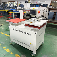 P Updated Automatic Grade 40*50cm/40*60cm Up-Slide Pneumatic Double Station Heat Press Machine for T-shirt Cap Label Print
