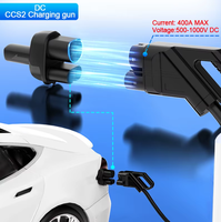 Adaptateur de chargeur EV CCS2 vers NACS AC DC 250A 500A pour Tesla Cybertruck, Model 3, X, Y, S, charge de voiture 500V-1000V DC 110V-250V AC