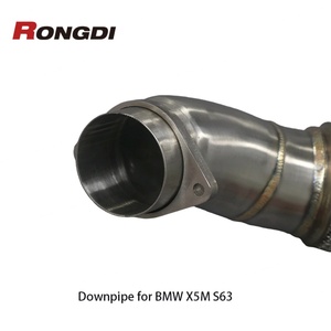 ท่อไอเสียสแตนเลสสำหรับ BMW X5/X5M 4.4T ปี 2022 พร้อมแคทดาวน์ไปป์และแผ่นกันความร้อน 200Cell - Product Image 5