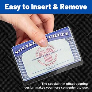 Porte-cartes de visite souple en PVC transparent de style national sans fermeture - Product Image 3