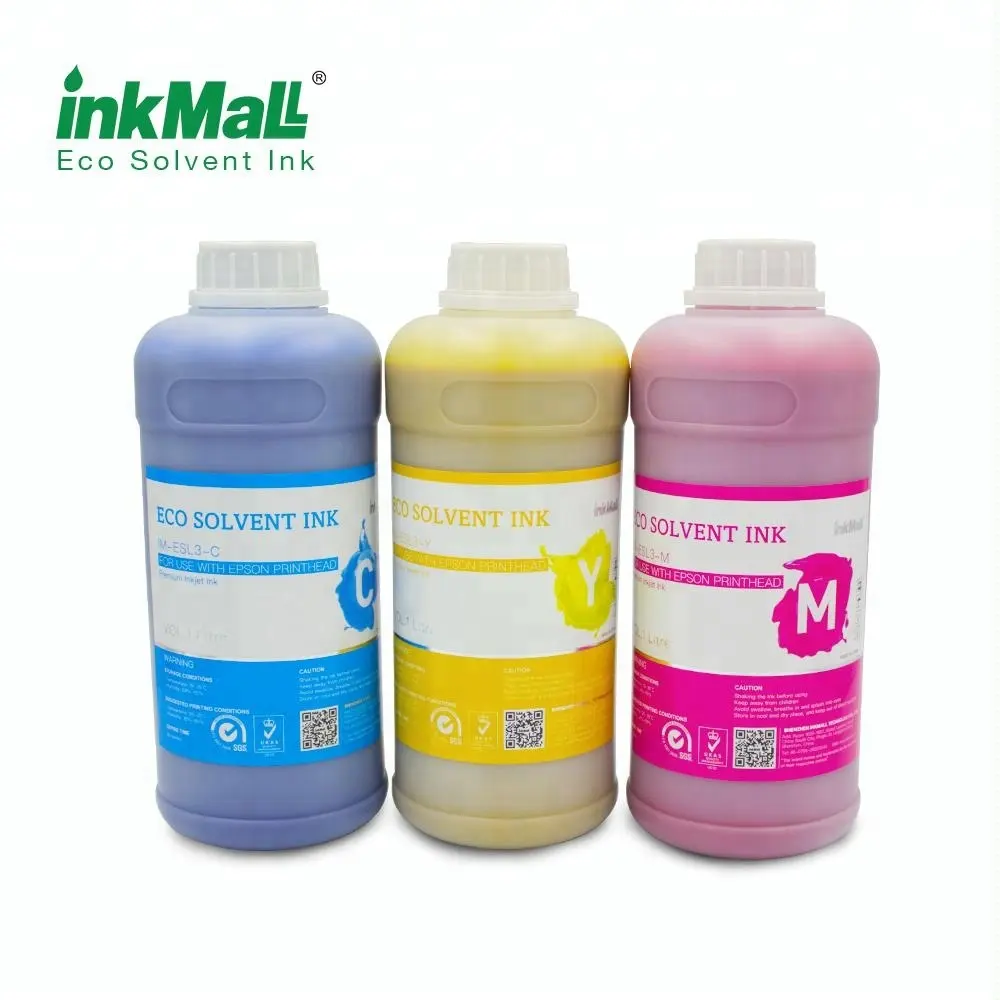 InkMall-tinta solvente ecológica para impresora de inyección de tinta, impresora de chorro de tinta, gran formato, Dx5, Dx7, Xp600