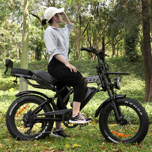 VOMO X80 Bicicleta eléctrica gruesa-Cuadro de acero deportivo con batería de litio Enchufe DE LA UE - Product Image 3