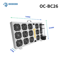 Système de refroidissement liquide externe OCOCOO BC26 12000W haute puissance pour serveur PC – Radiateur de refroidissement liquide intégré pour performances optimisées