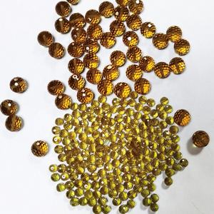 Perles de Turquie à changement de couleur, perles de chapelet populaires avec trou percé, facettées, 8 mm, sultanite zultanite, pierre de diaspor en vrac pour tesbih - Product Image 1