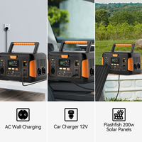 Stations de charge et d'alimentation multifonctionnelles, prise EU 1000w, meilleure station d'alimentation solaire portable pour le camping