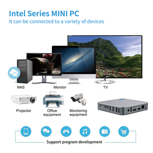2022 último AK7 Mini computadora PC <span class=keywords><strong>Apollo</strong></span> Lake <span class=keywords><strong>N3350</strong></span>/J3455 (2,3 GHz), 2 * USB 3,0 2 * USB 2,0 1 * RJ45 banda Dual WIFI 8GB 128GB HD 4K - Product Image 6