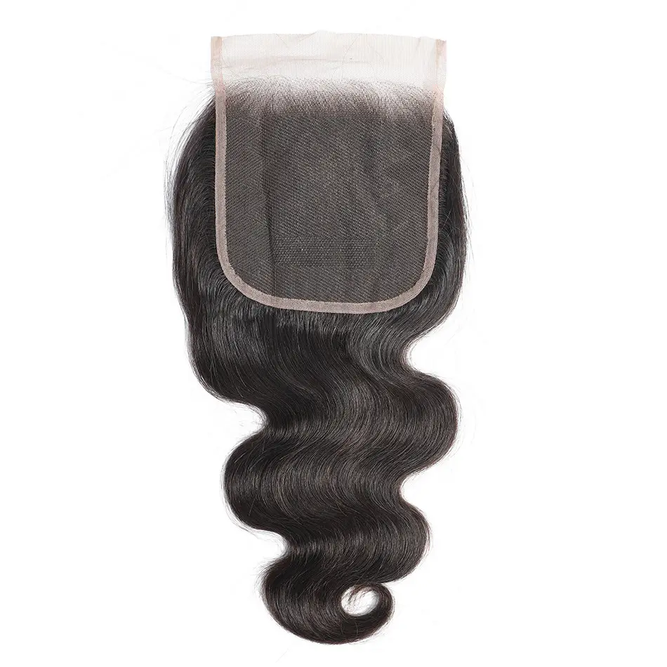 Gute Qualität Grade 7A Günstige brasilia nische Körper welle 100 Virgin Human Hair Weave Bundle Angebote mit kostenlosen Mittelteil Spitze Verschluss