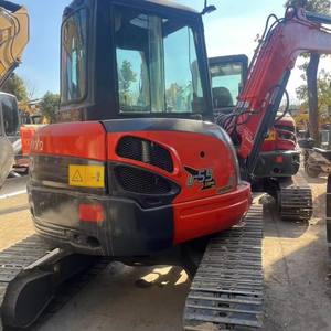 Mini-excavatrice Kubota U55 d'occasion d'origine japonaise de 5,5 tonnes avec pompe à engrenages et roulement, faible nombre d'heures de fonctionnement, seconde main - Product Image 5