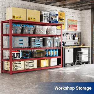 Système <span class=keywords><strong>de</strong></span> rayonnage industriel en métal pour entrepôt, rayonnage à longue portée à 5 niveaux, rayonnage robuste - Product Image 2