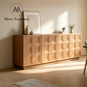 Contemporary Living Room Furniture Country Solid Wood Modern <strong>Vintage</strong> Furniture Dining Room <strong>Sideboard</strong> Accent Cabinet <strong>Sideboard</strong> - Product Image 3