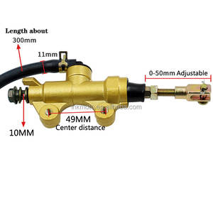 하이 퀄리티 수정 된 <span class=keywords><strong>ATV</strong></span> 부품 먼지 자전거 오토바이 알루미늄 유압 리어 브레이크 상부 펌프 - Product Image 6
