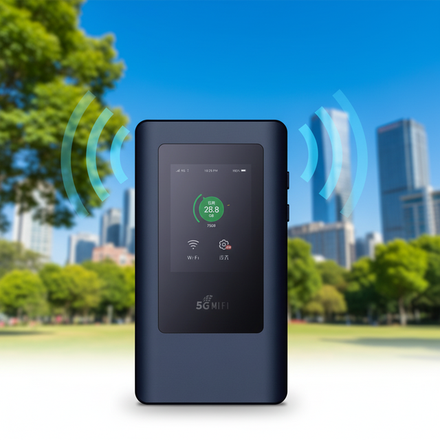 MP587A Esim Optional Pocket Wifi 5g Portable with Nano SIM Card Slot 5G Portable MIFIs Wifi Router With LCD