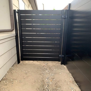 Shengjie hàng rào cửa khóa cửa và hàng rào cột thiết kế tùy chỉnh điện trượt cổng với hàng rào - Product Image 2