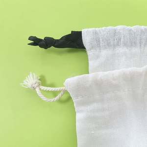Pochette à cordon réutilisable en coton et lin pour l'artisanat, les bougies, les cadeaux, les cosmétiques, les huiles essentielles, les parfums, les perruques, grandes promotions - Product Image 3
