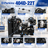  Moteur diesel industriel turbocompressé 4 cylindres 404D-22T 2,2 L 49-61 CV pour excavatrice, chargeuse, équipements de construction