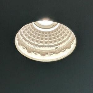 Pantheon Design Modern Downlight Material de yeso respetuoso con el medio ambiente para la instalación en el techo de la sala de estar interior - Product Image 1
