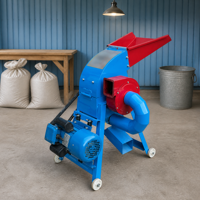 Broyeur à marteaux multifonctionnel pour aliments du bétail et volailles, type 330, 3KW, électrique 220V, en acier inoxydable, 100KG/H