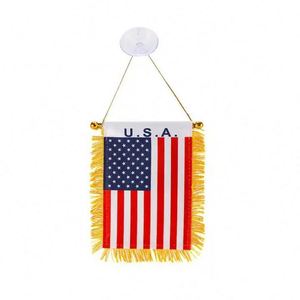 Custom Size Widely Use Country Flag Hanging <b>Small</b> Mini Car Rearview <b>Mirror</b> Flag - Product Image 6