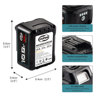Batterie de remplacement pour perceuse sans fil rechargeable 10,8 V 3 Ah, batteries d'outils électriques Li-Ion BL1015