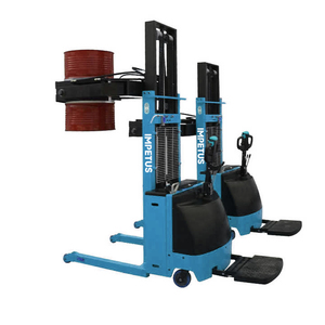 홀더 수동 오일 스태커 3륜 0.5톤 드럼 리프팅용 500kg 반전동 셀프 로딩 포크리프트 - Product Image 1