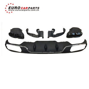 Nuovo stile di <span class=keywords><strong>E</strong></span>-<span class=keywords><strong>classe</strong></span> w 213 del corpo kitfor W213 E63 auto body kit diffusore con consigli di silenziatori E63 auto parti di 2017 2016 - Product Image 3