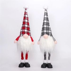 Whimsical Illuminated Standing <b>Gnome</b> Duo <b>Large</b> LED Christmas Decorations for Family & Kids - Product Image 4