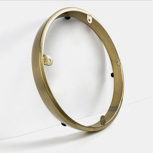 เก้าอี้โซฟากระจกสีทองแบบหมุนขนาดใหญ่360องศาฐานเก้าอี้โซฟาสำหรับห้องครัวห้องรับประทานอาหารห้องนั่งเล่นสำหรับโซฟา - Product Image 2